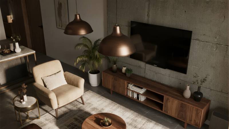 现代简约客厅设计图片