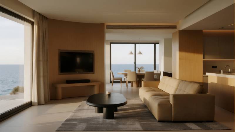 海景客厅 现代简约图片