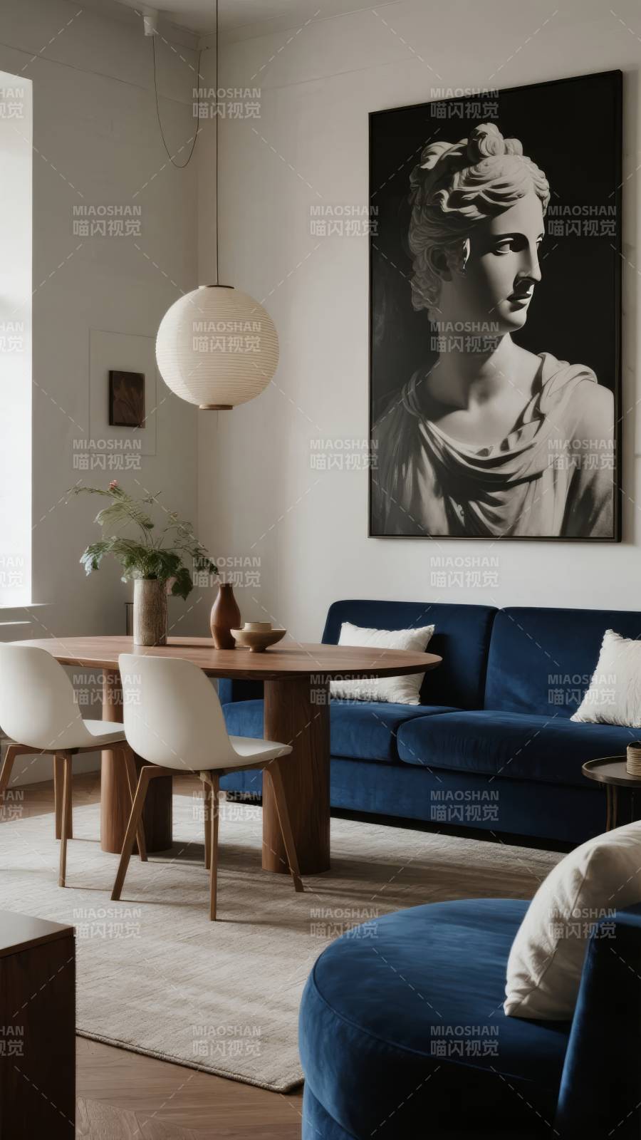 现代客厅艺术风图片