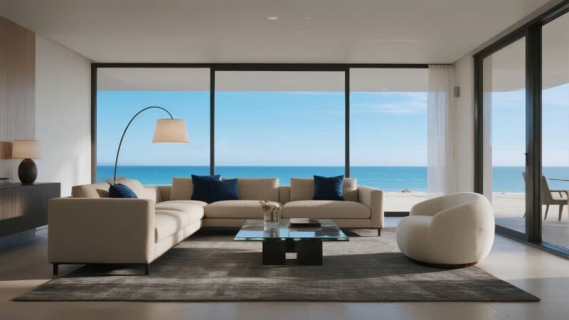 海景客厅 现代简约图片