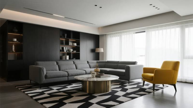 现代简约客厅设计图片