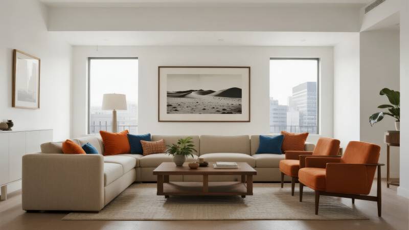 现代简约客厅设计图片