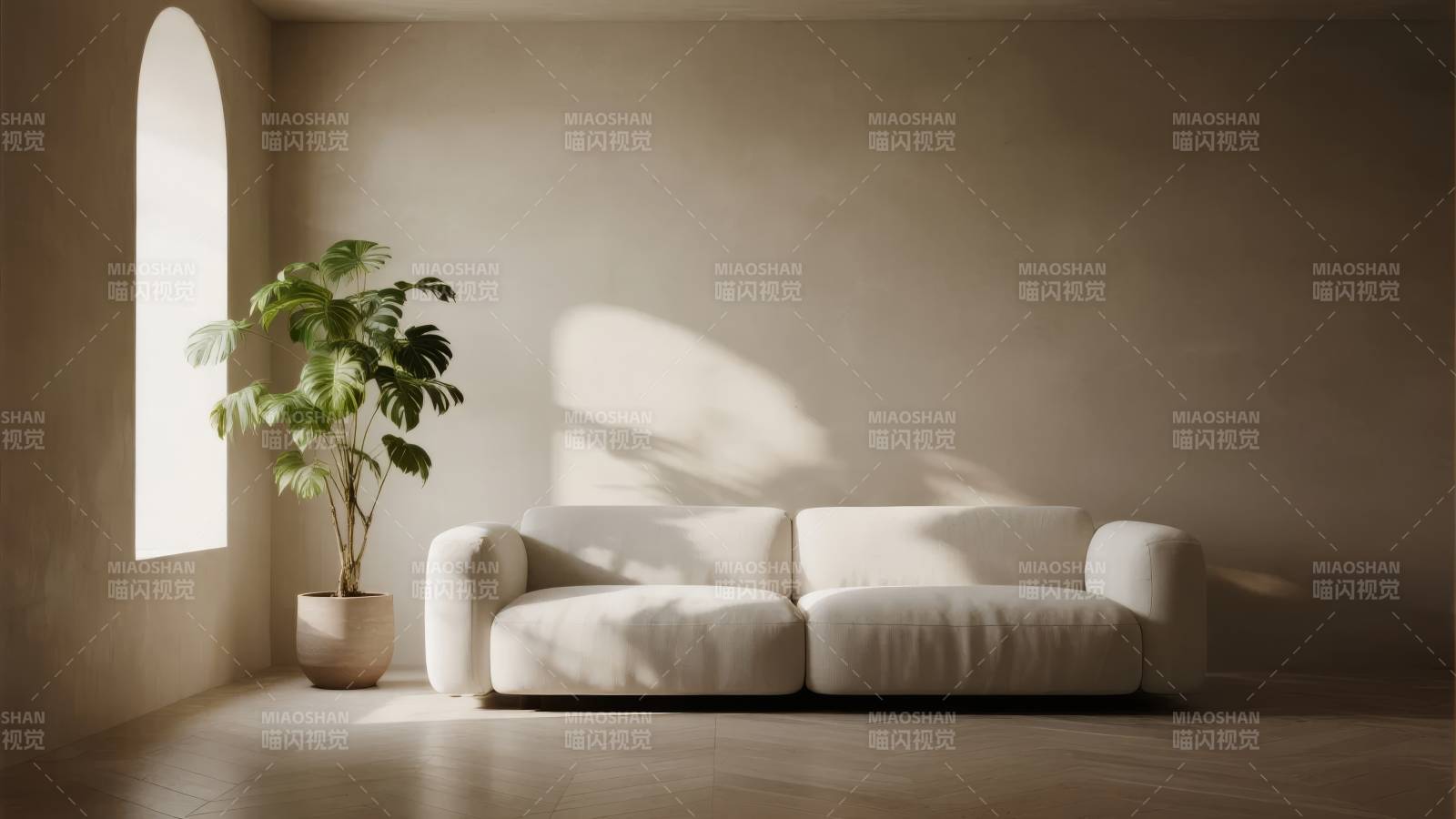 简约客厅光影图图片