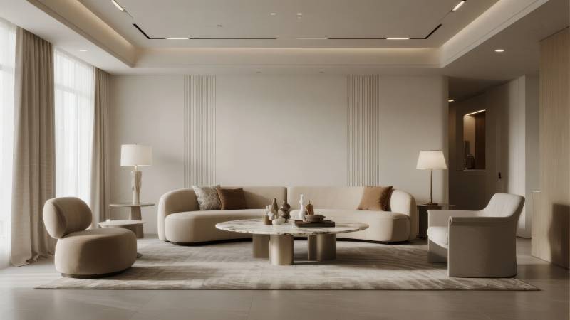 现代简约客厅设计图片