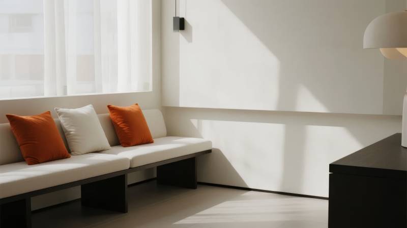 简约客厅一角图片