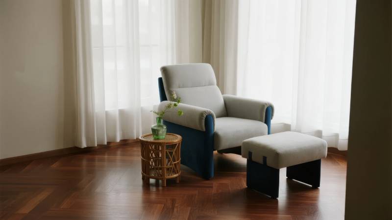 现代简约客厅一角图片