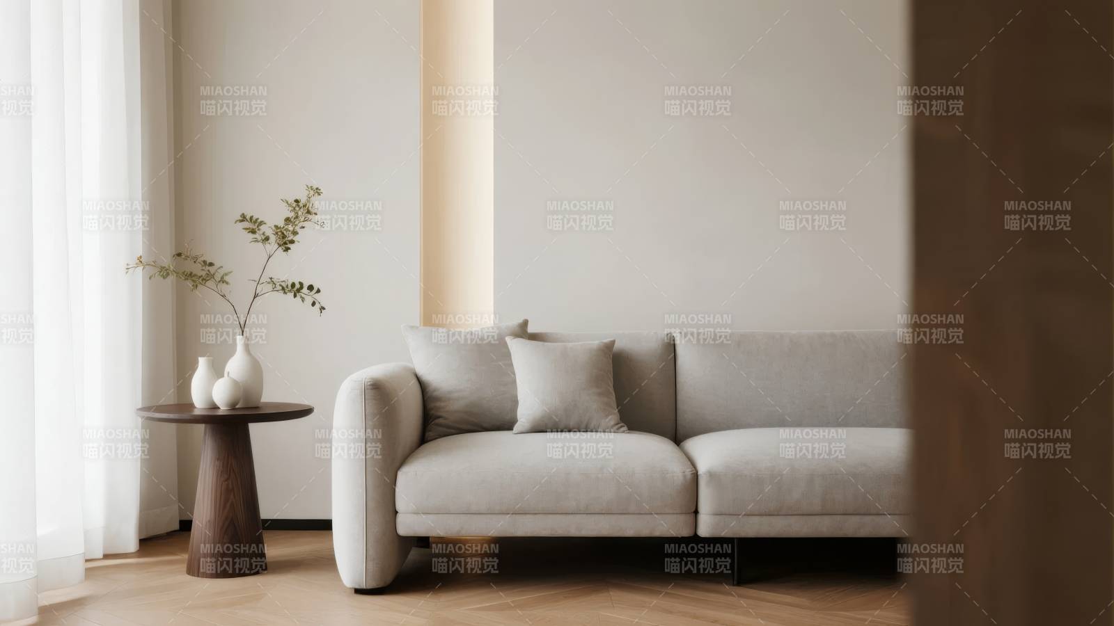 简约客厅一角图片