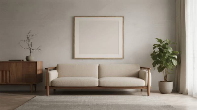 简约客厅布置图片