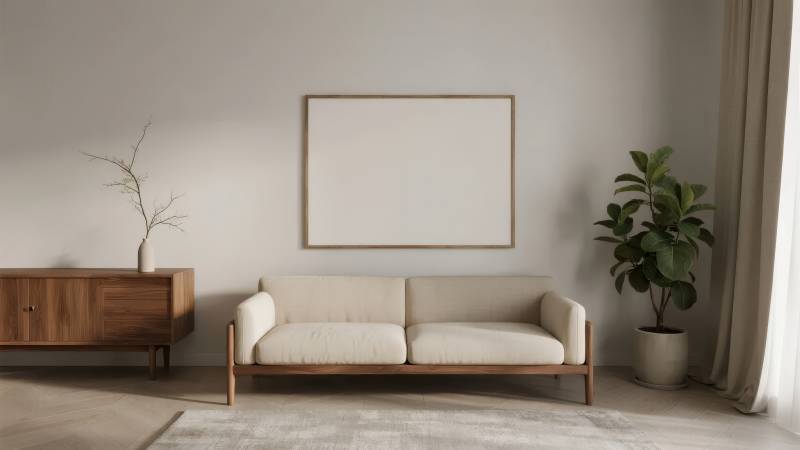 简约客厅布置图片