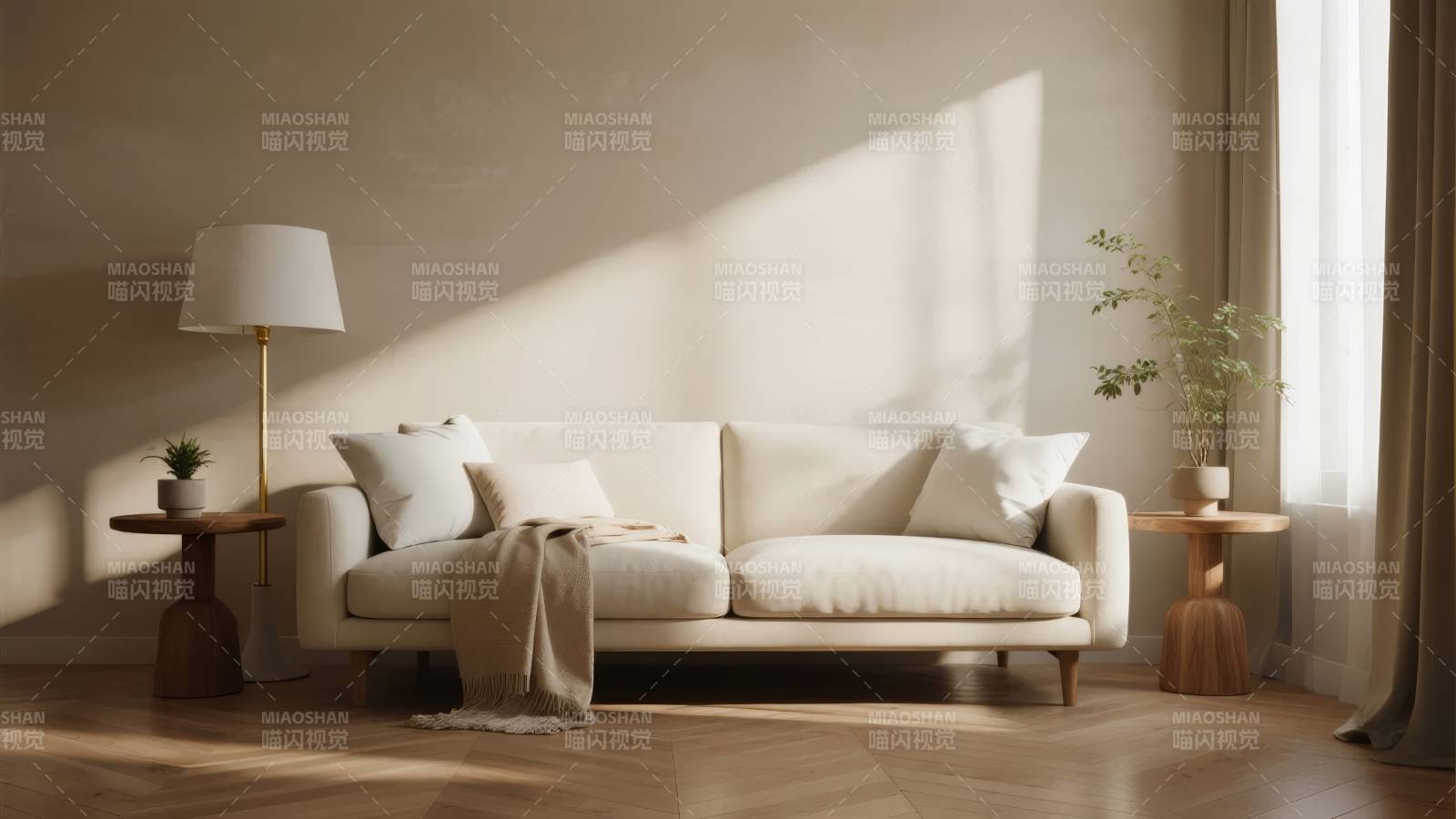 温馨客厅一角图片