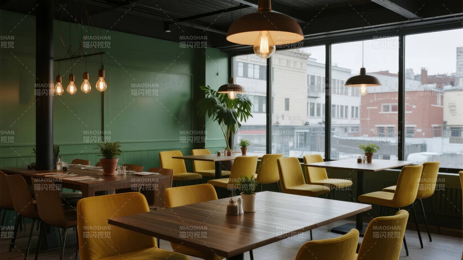 现代餐厅内部设计图片