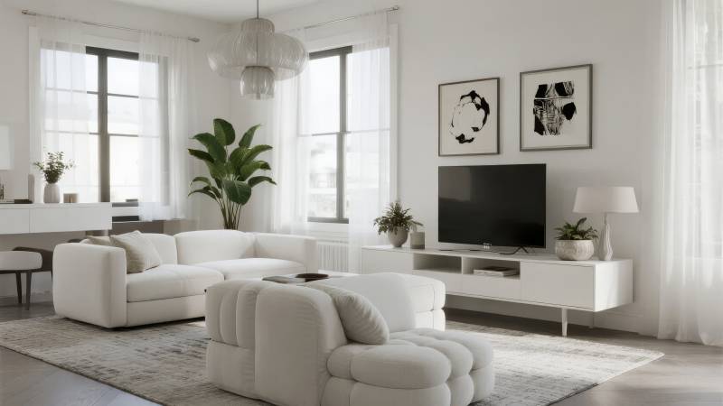 简约现代客厅设计图片