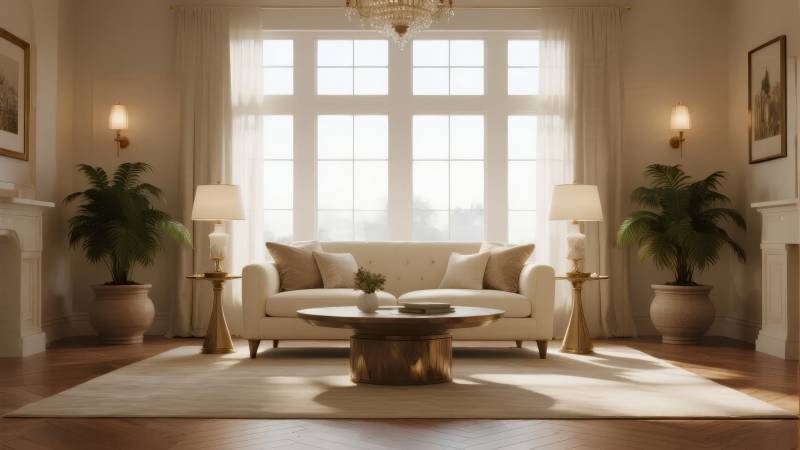 温馨客厅 阳光满屋图片