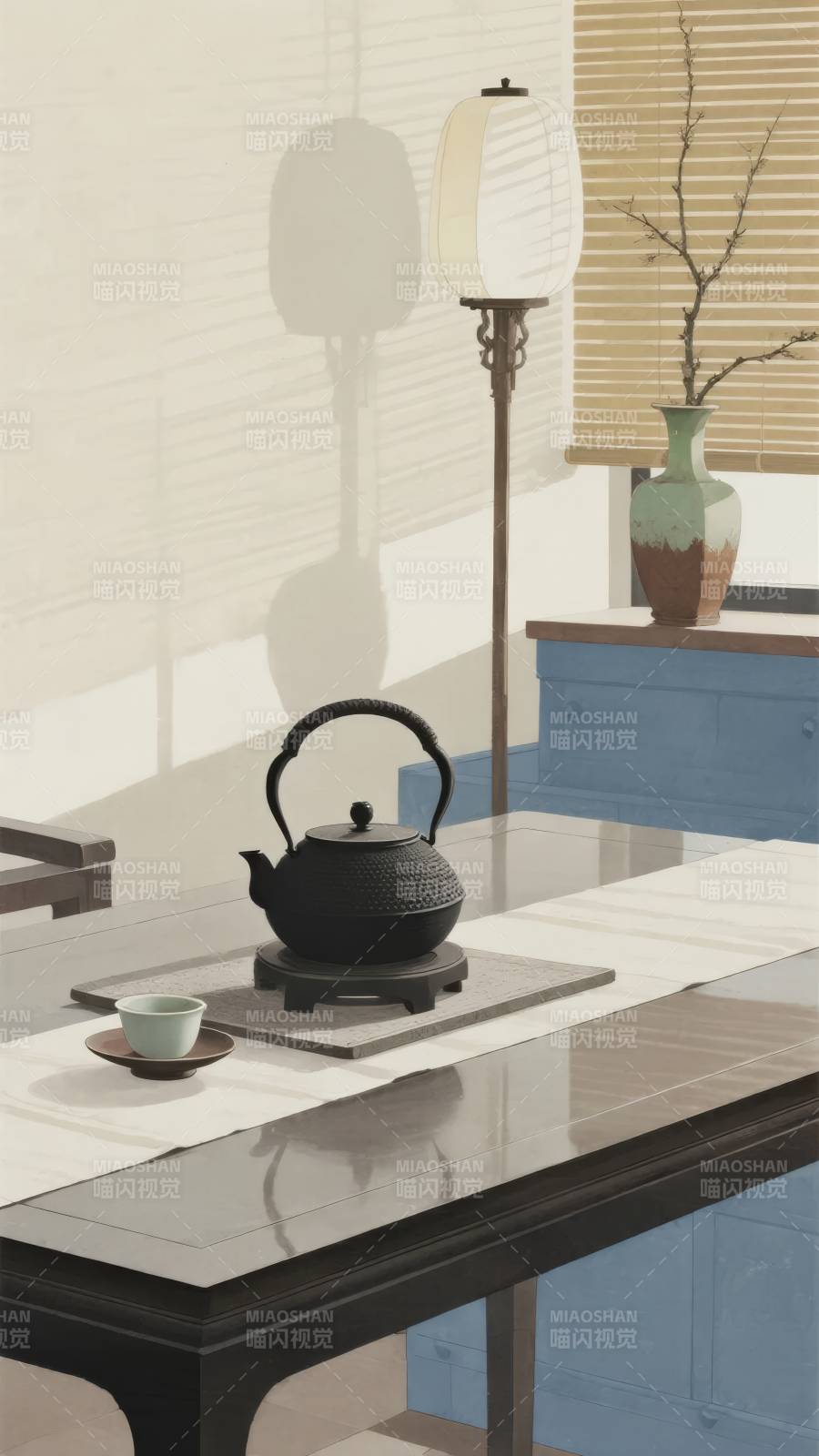 茶室静谧时光图片