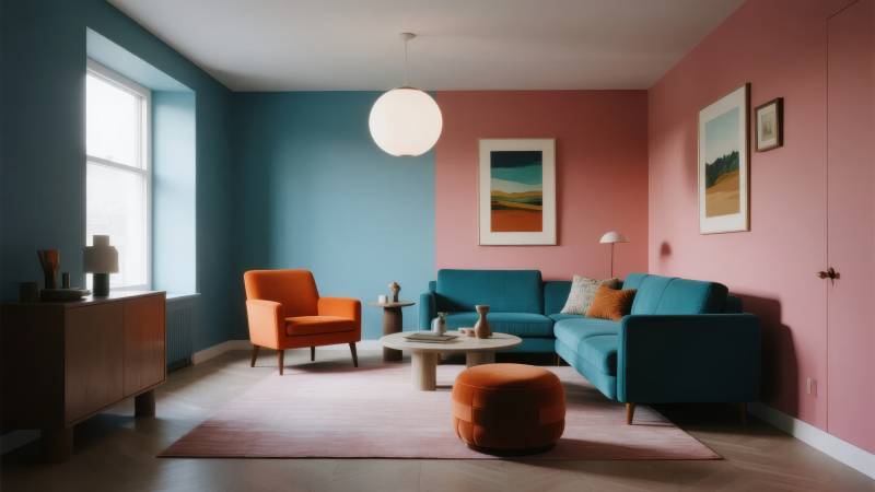 多彩客厅设计图片