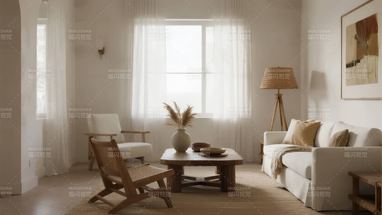 简约客厅静谧时光图片