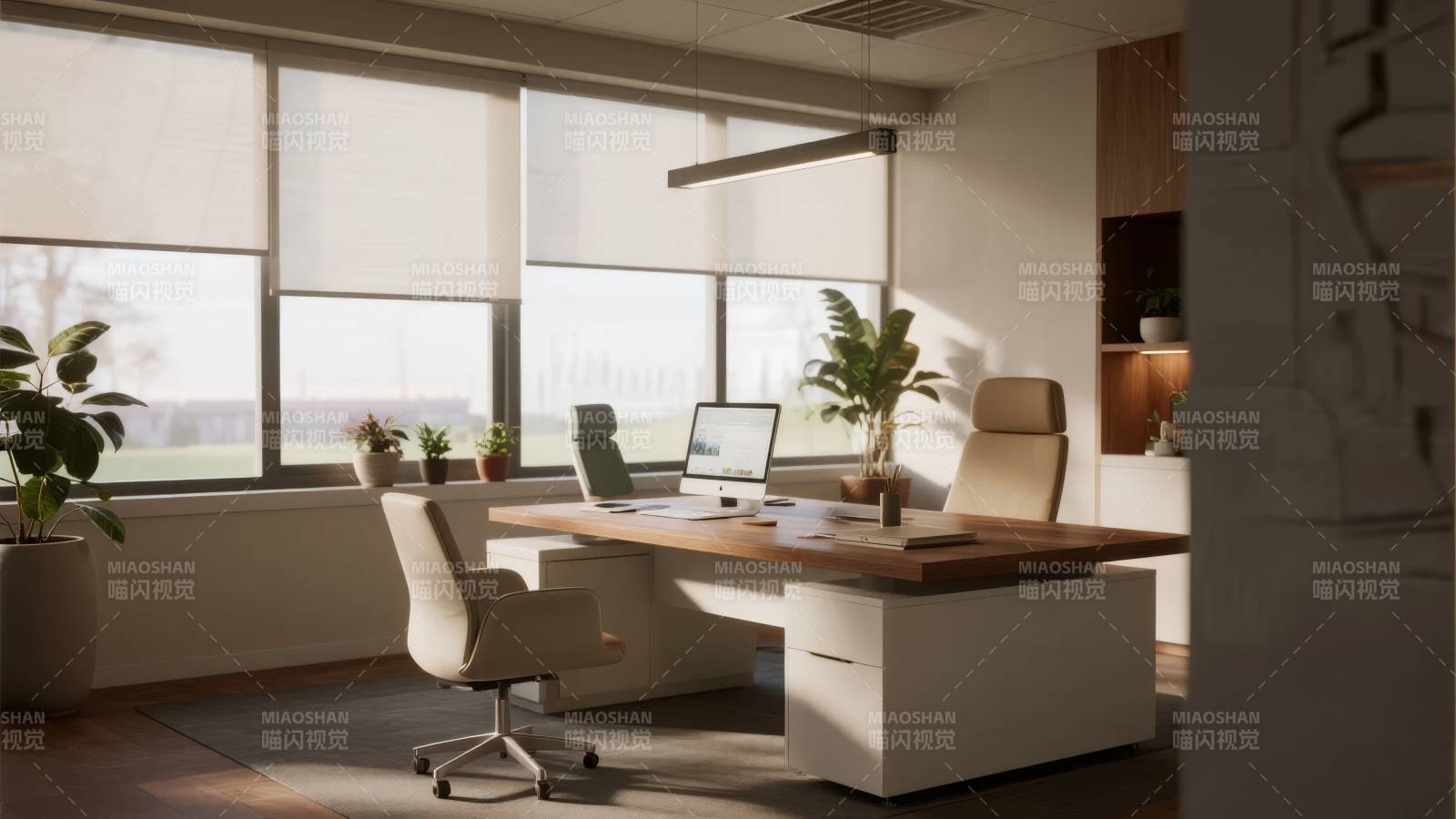 现代简约办公空间图片