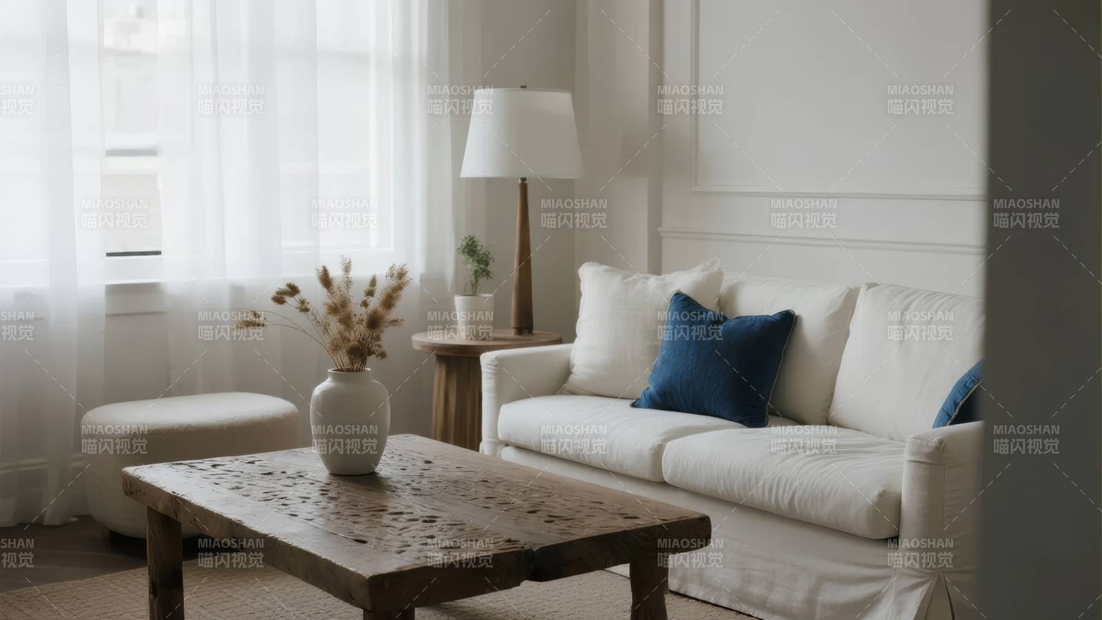 简约客厅静谧时光图片