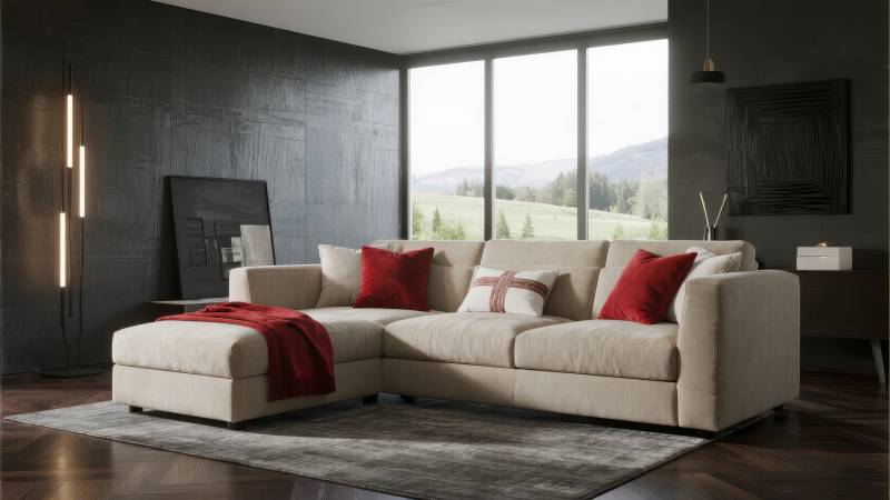 现代客厅沙发布置图片