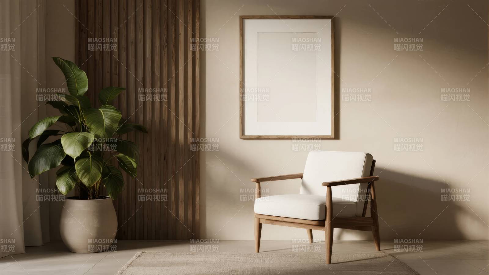 简约客厅一角图片