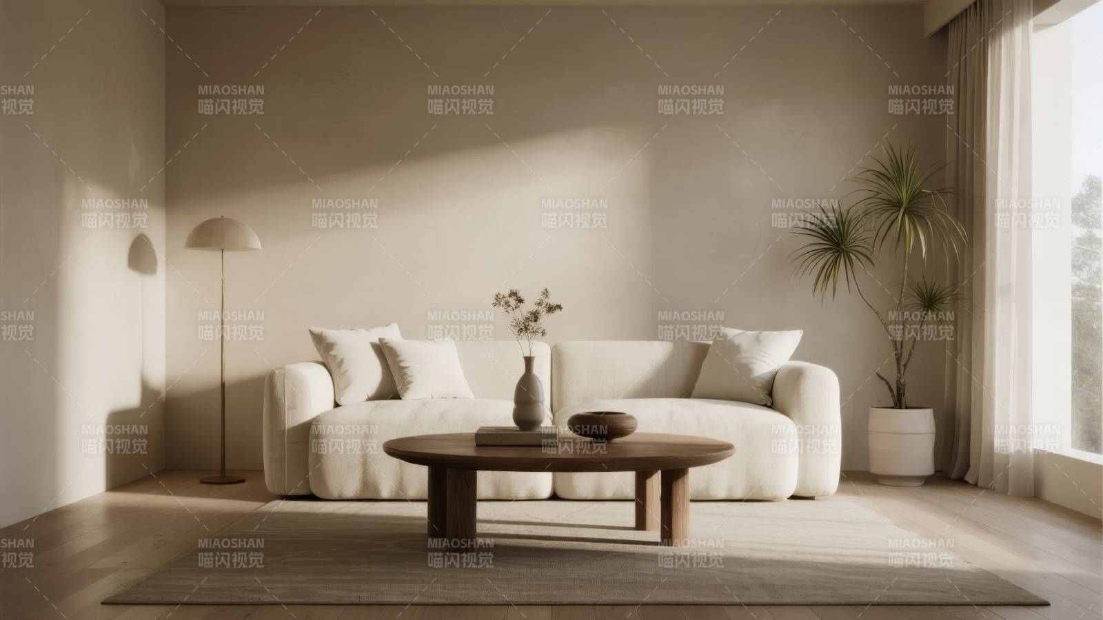 简约客厅静谧时光图片