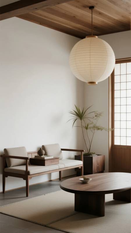 日式禅意客厅图片