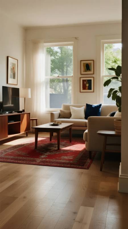 温馨客厅阳光照图片