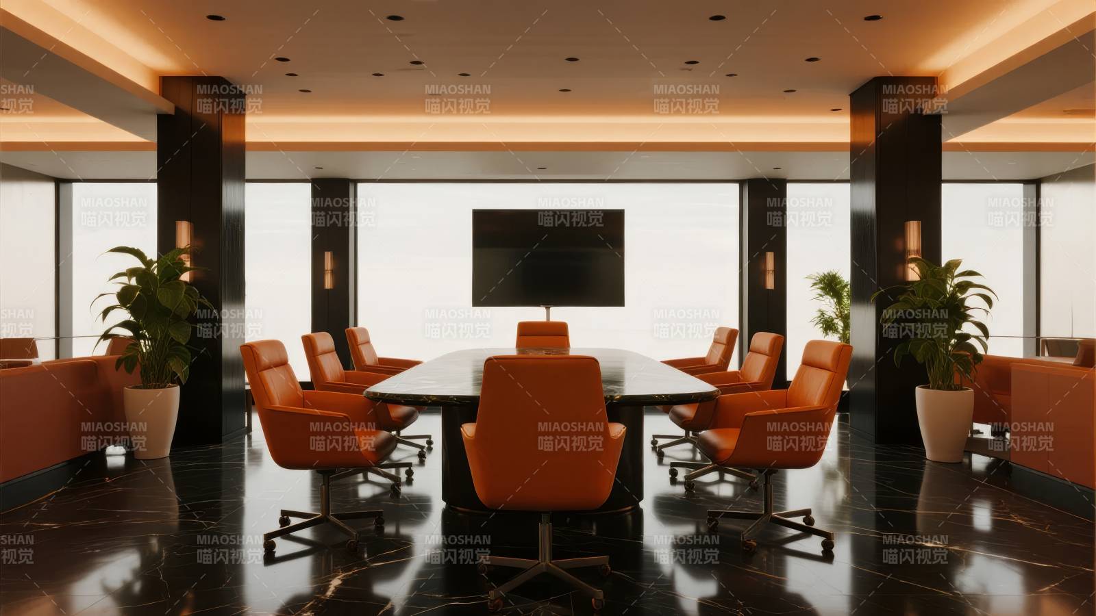 现代会议室设计图片