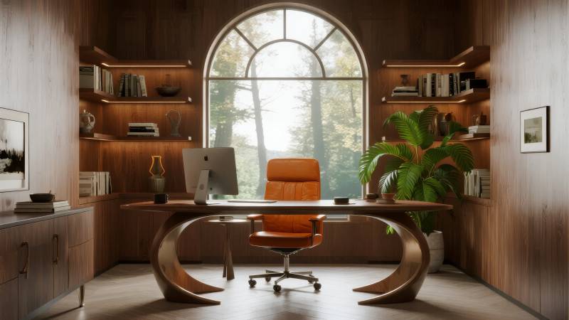 现代书房设计图片