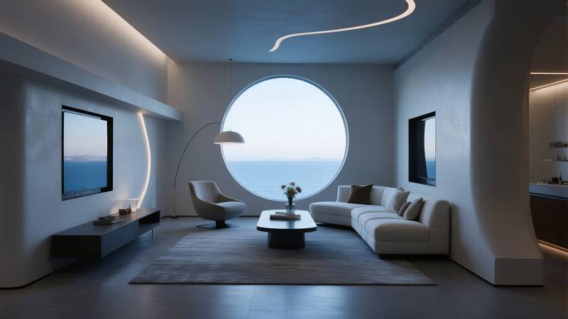 未来感客厅设计图片