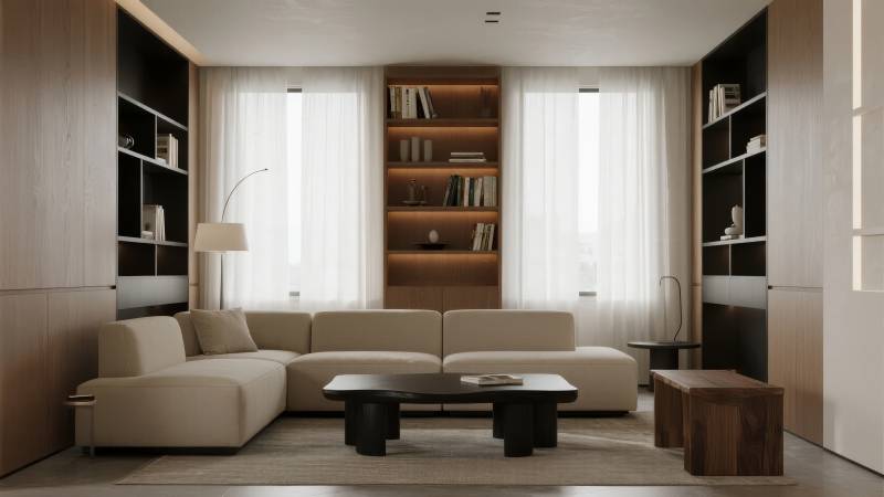 现代简约客厅设计图片