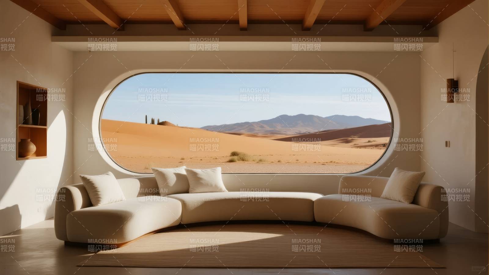 沙漠观景客厅图片