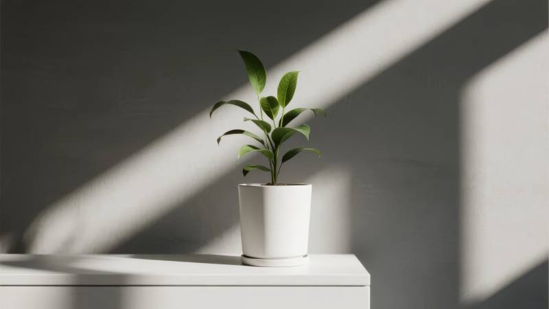 绿植光影静谧美图片