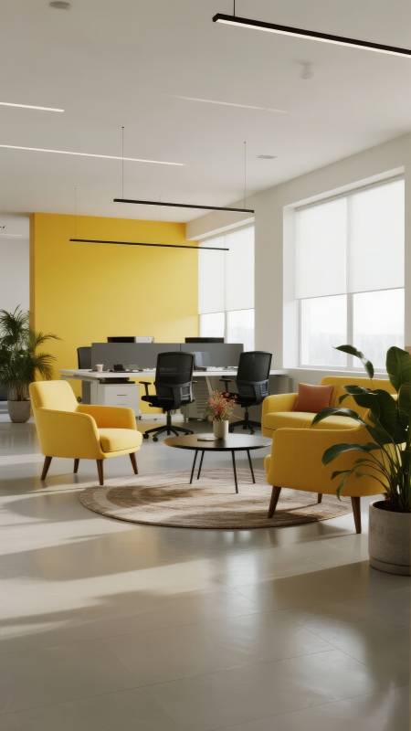 明亮现代办公空间图片