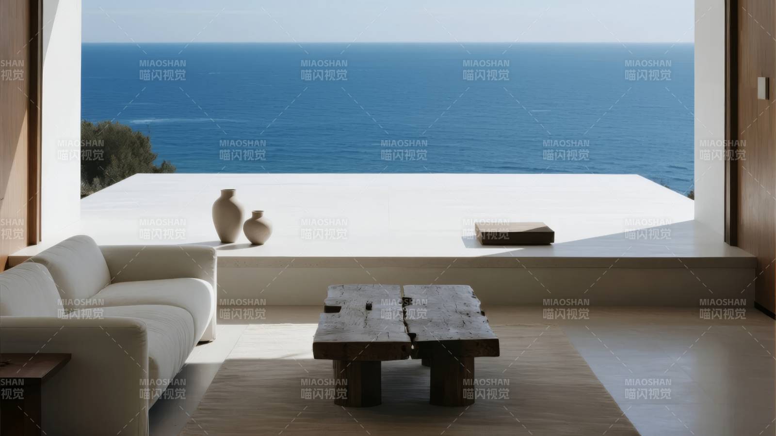 海景客厅静谧之美图片