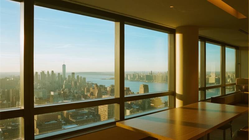 城市天际线美景图片