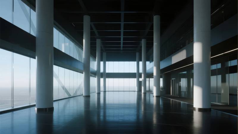 现代建筑内部空间图片