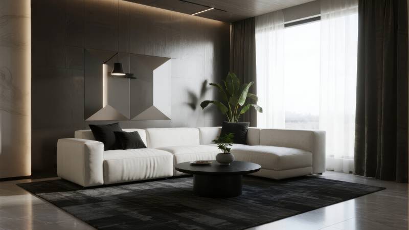 现代简约客厅设计图片