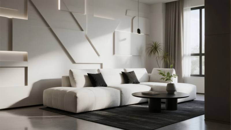 现代简约客厅设计图片