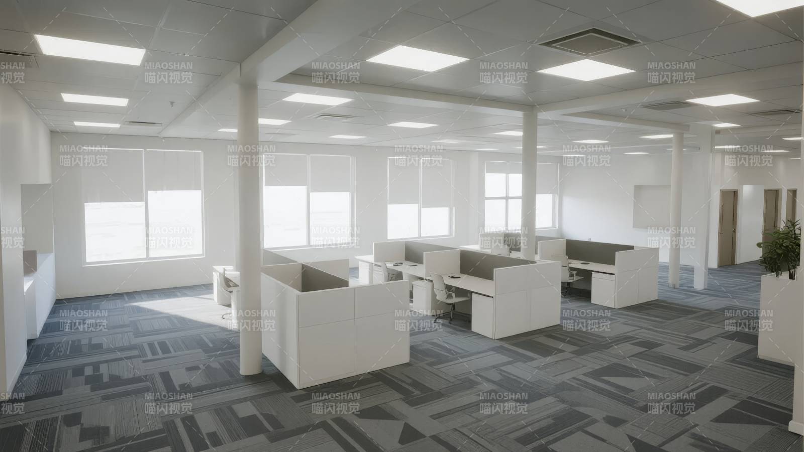 现代简约办公空间图片