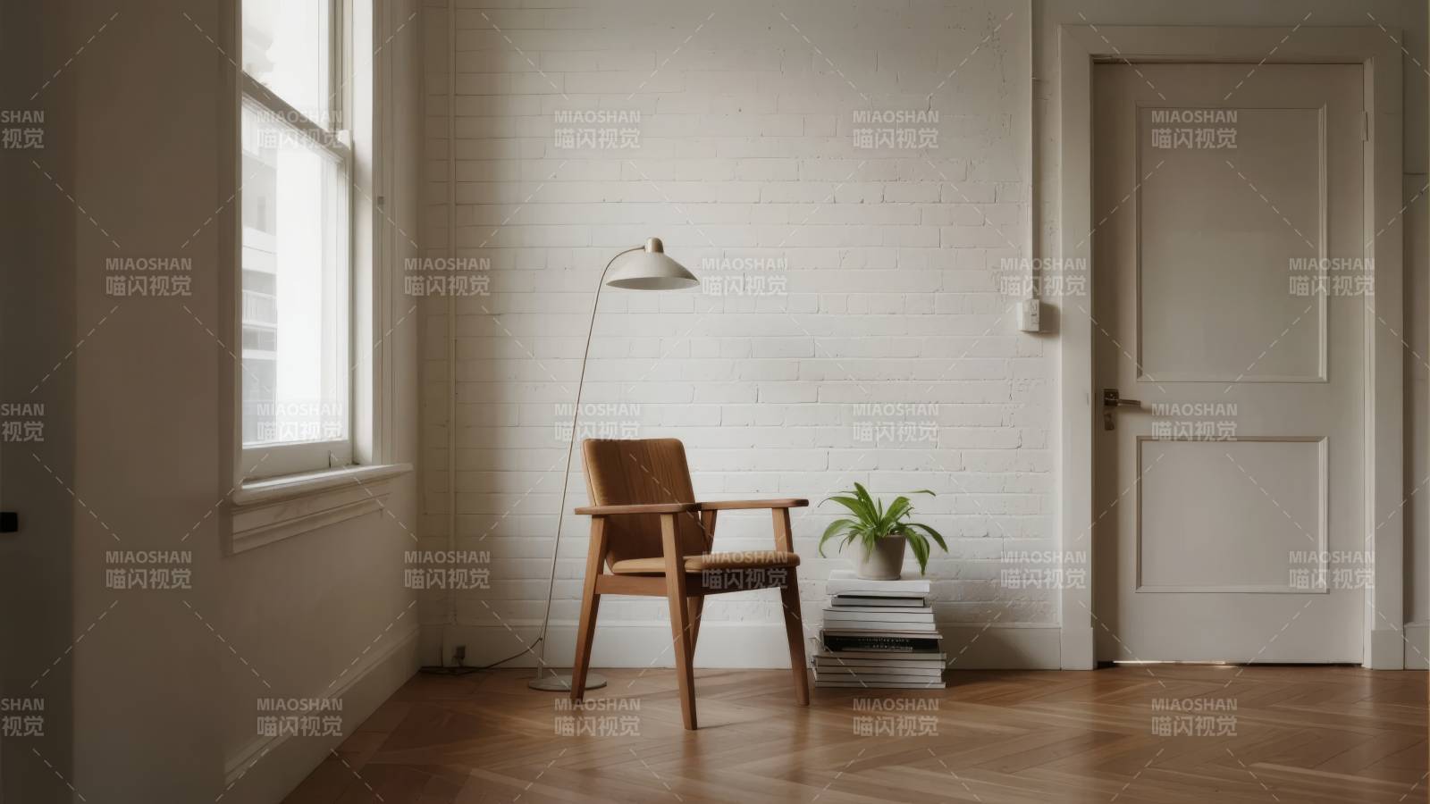 简约客厅一角图片