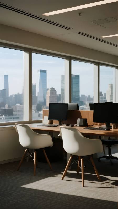 都市办公风景图片