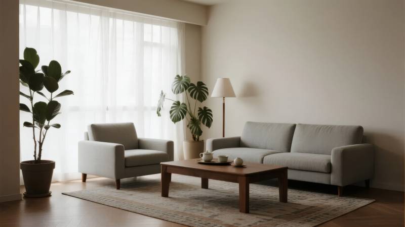 简约客厅布置图片