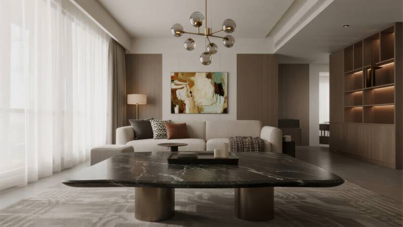 现代简约客厅设计图片