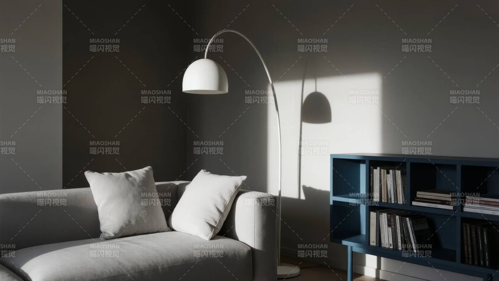 简约客厅光影图图片