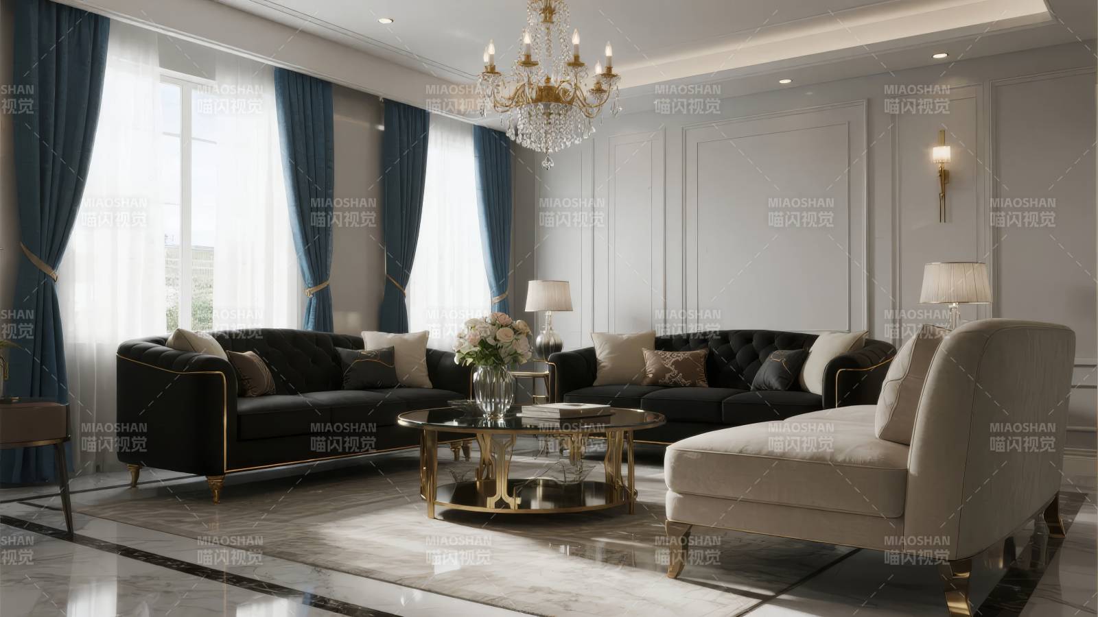 奢华客厅设计图片