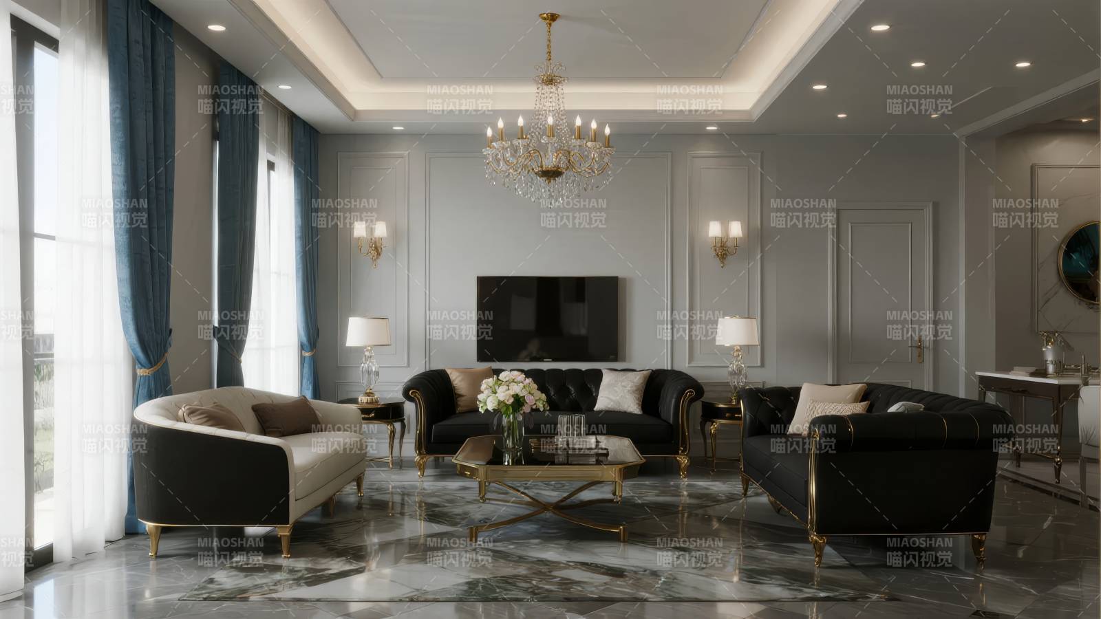 奢华客厅设计图片
