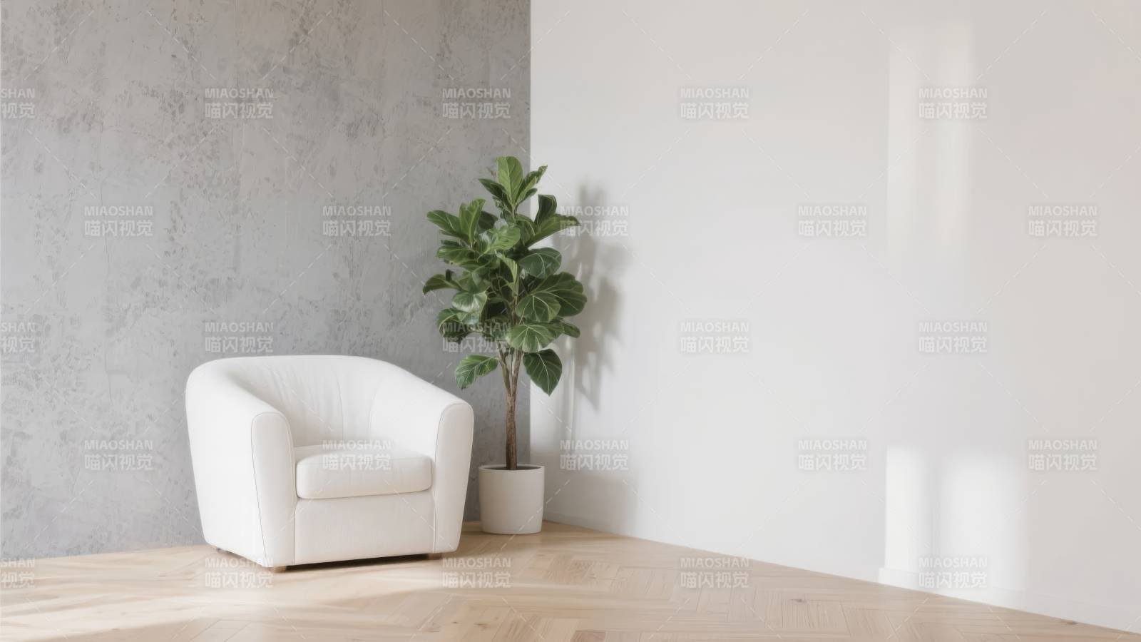 简约客厅一角图片