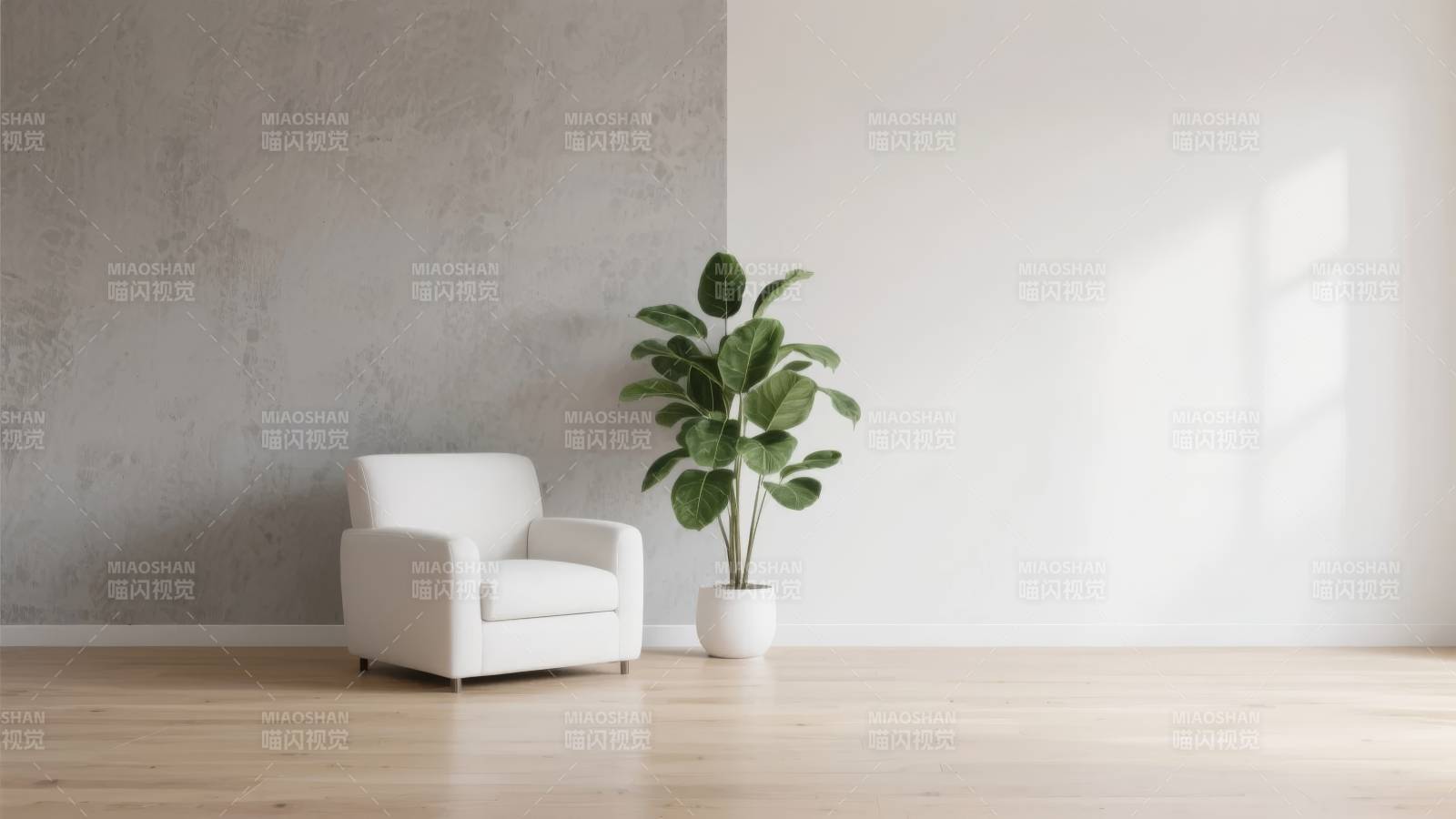 简约客厅一角图片