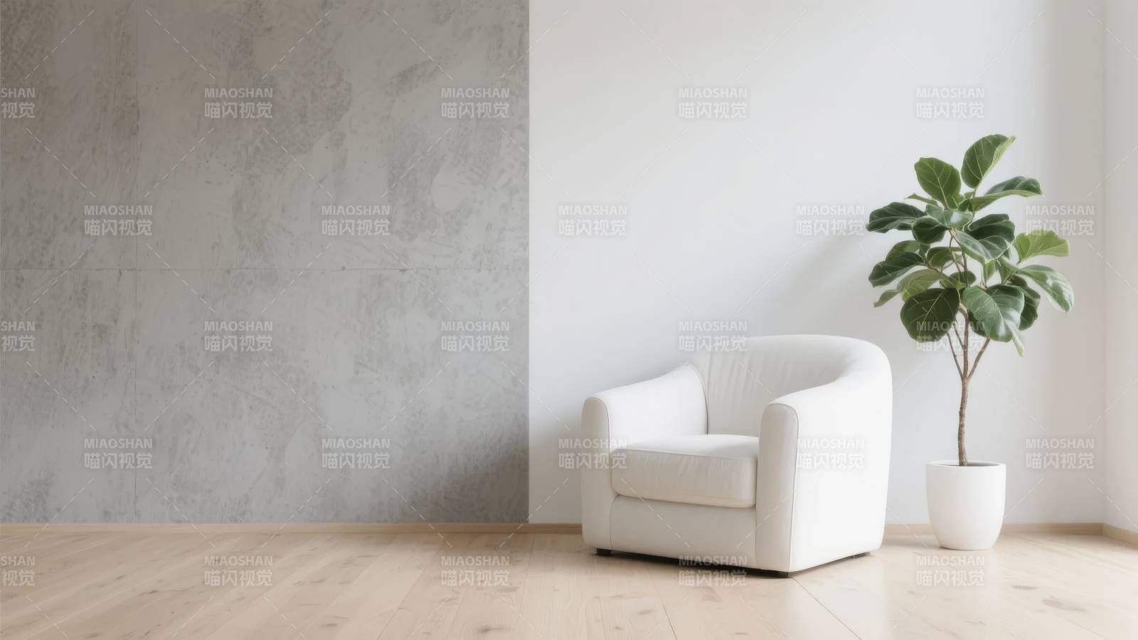 简约客厅一角图片